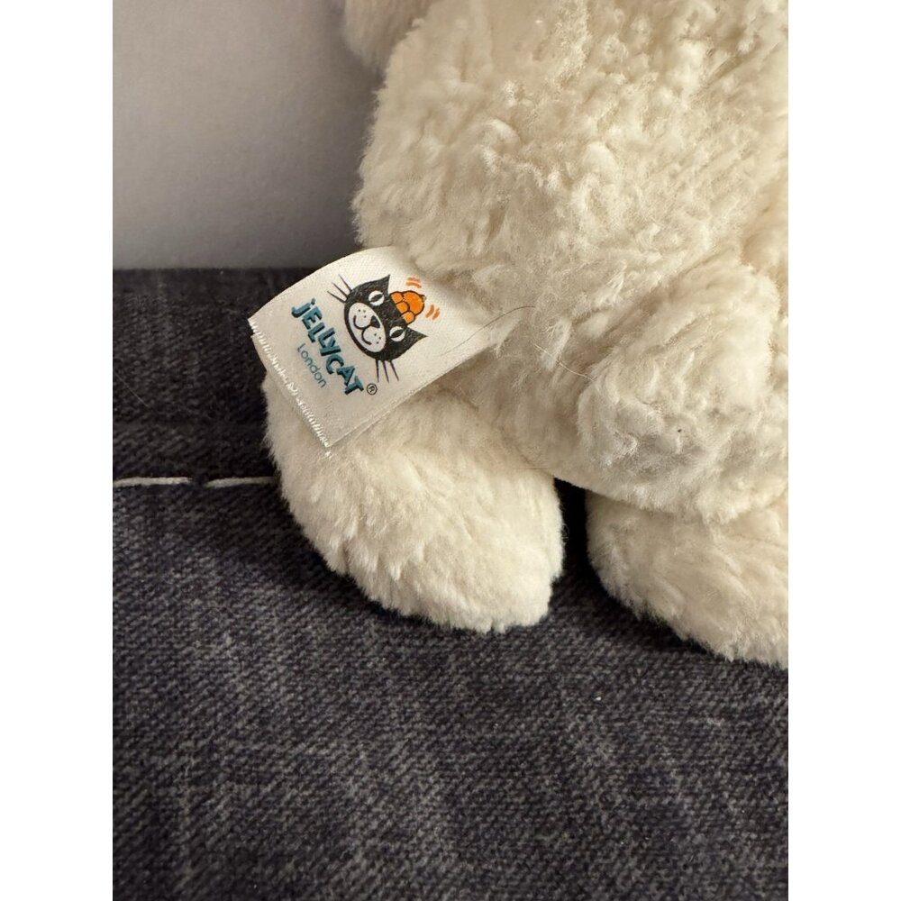 Jellycat Bashful Bunny Cream White Animal Plush Used X11 - Picture 3 of 3